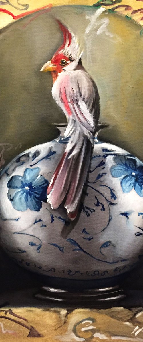 Gravity - Original oil on canvas by Valentina Toma' aka Zoe Chigi