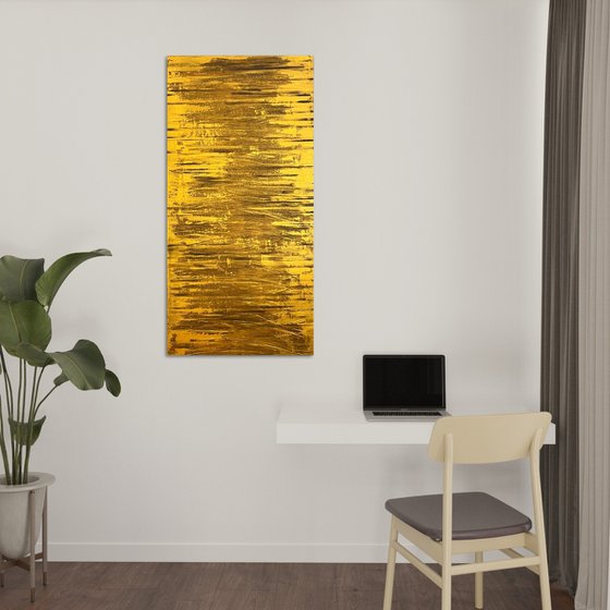 Golden Fire 50x100x2 cm
