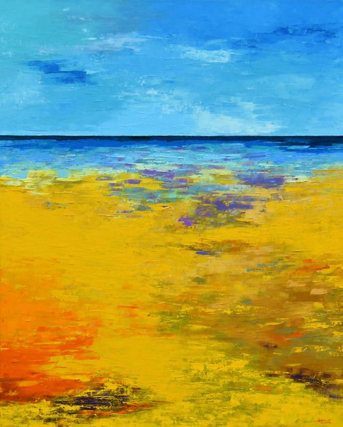ref#:1238-40F (Seascape Yellow) by Saroja van der Stegen