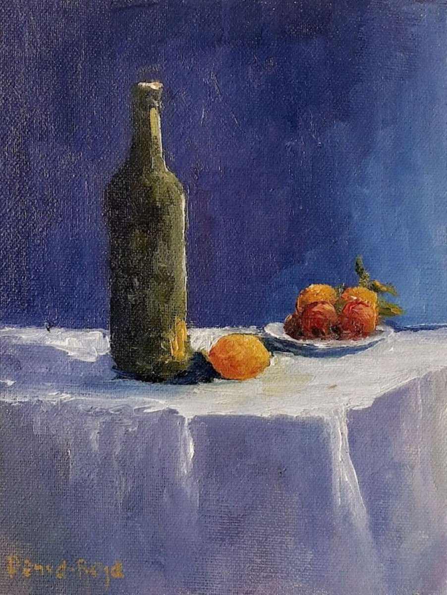 Botella con frutas by Vicent Penya-Roja