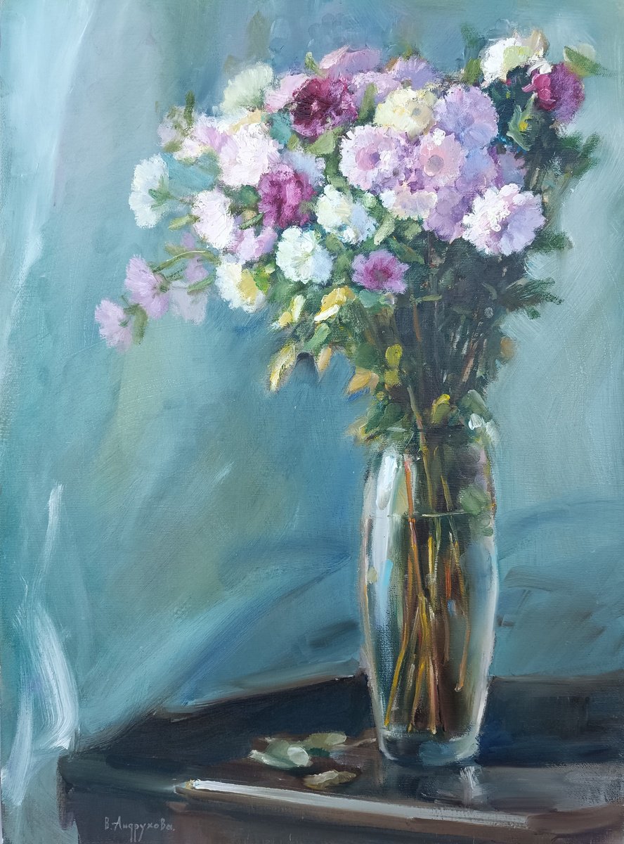 Bouquet in a vase by Valentina Andrukhova
