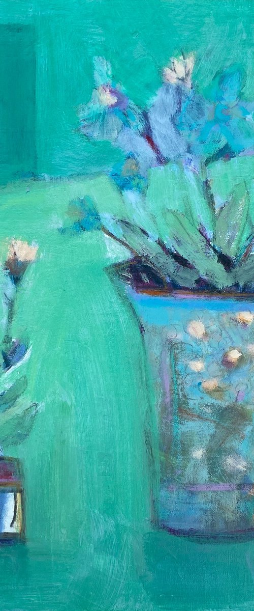 Flower Chat with Green by Chrissie Havers