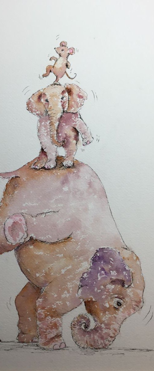 Elephant fun by Sabrina’s Art