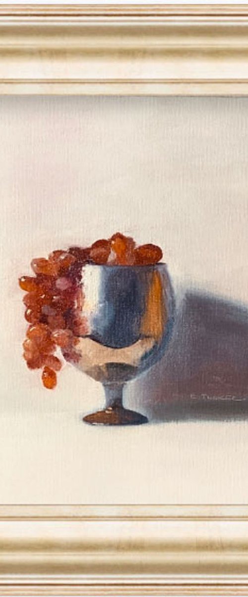 Chalice with Red Grapes by Elizabeth B. Tucker