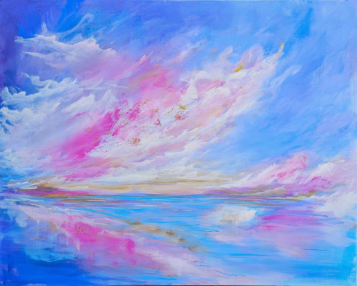 Dancing in Raspberry Clouds by Sophia Kuhn