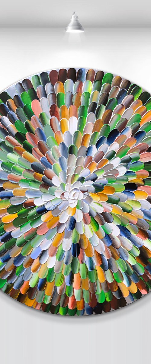 'Vis alchemia II' - 24x24” by Tatiana Georgieva