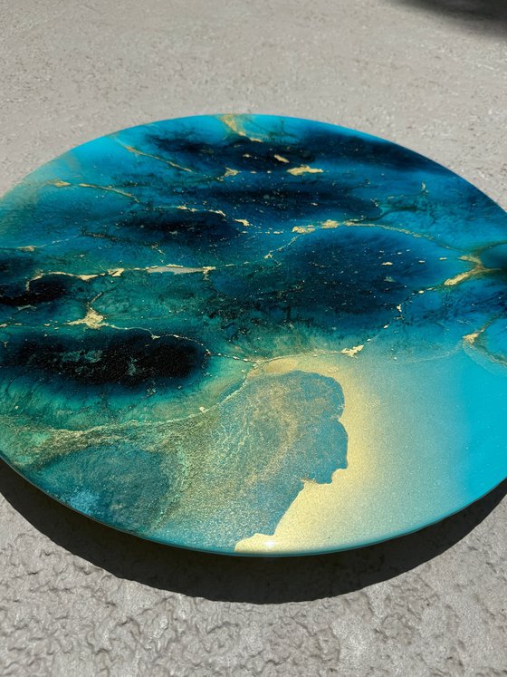 Golden Halo, Blue Depth #1