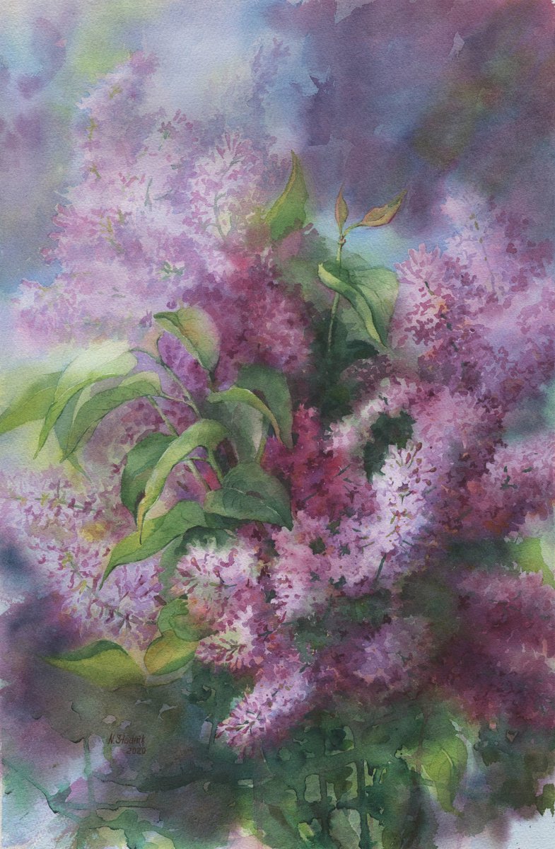 Lilac. Spring is in quarantine by Nina Zakharova