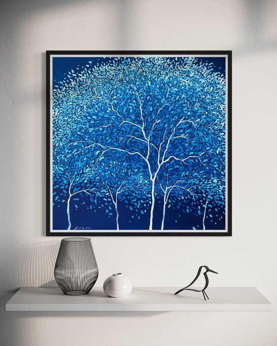 Blue tree