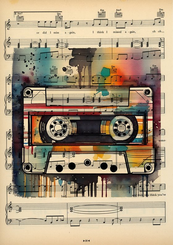 HiFi Retro White MixTape