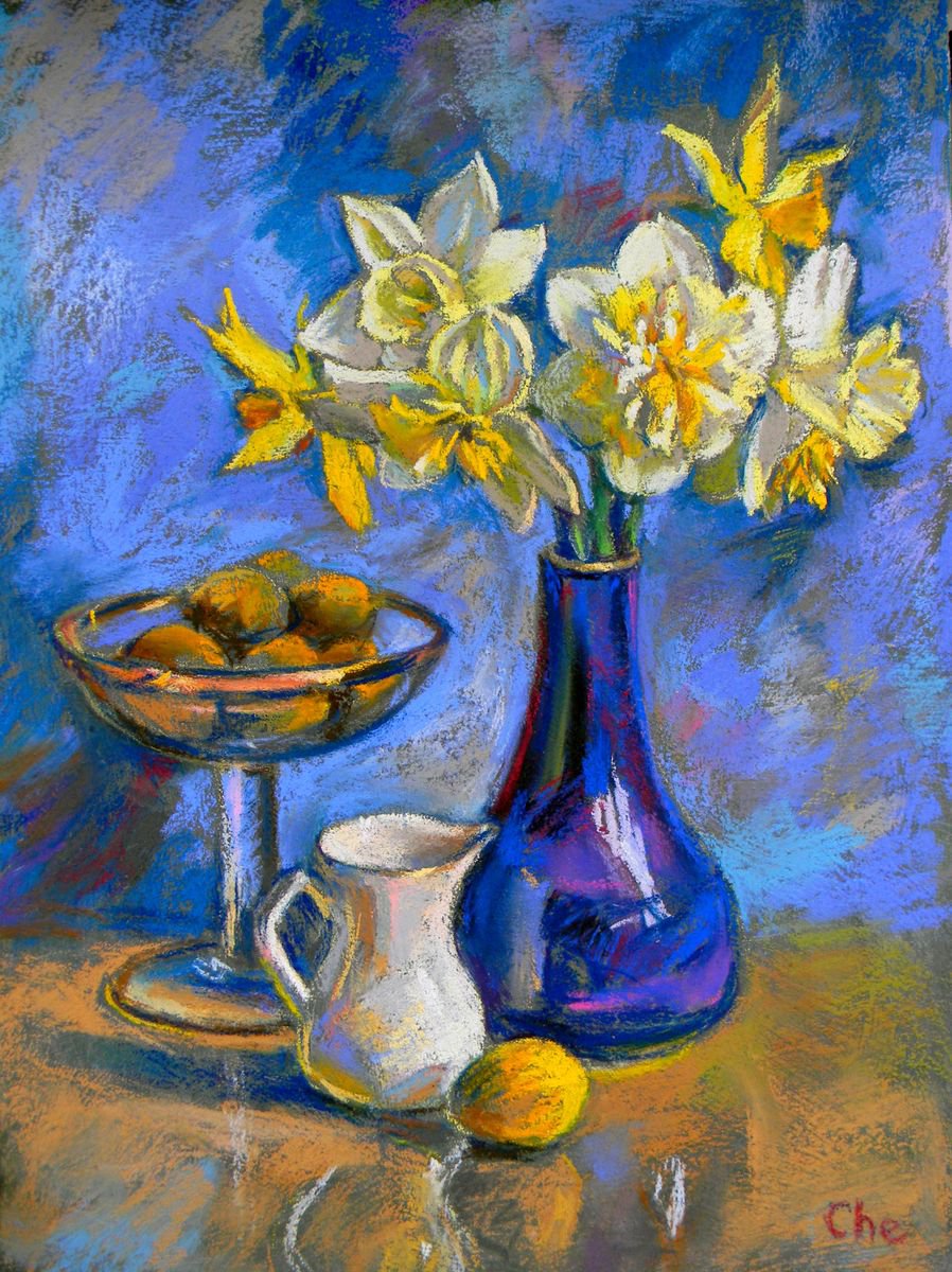 Daffodils by Liudmyla Chemodanova