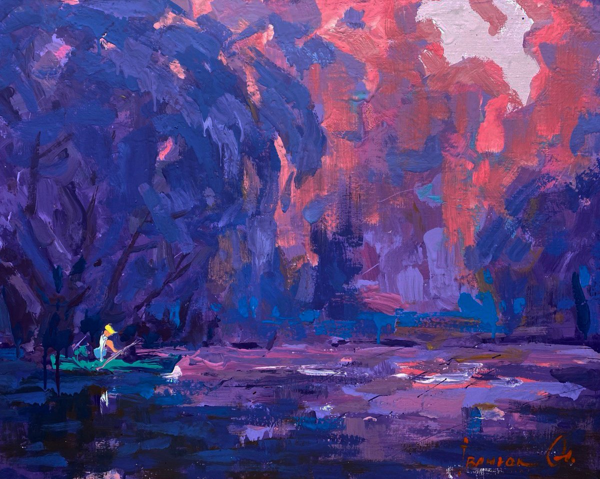 Above The Pond By Kalenyuk Alex, 39 X 31, Artwork For Sale On Artfinder