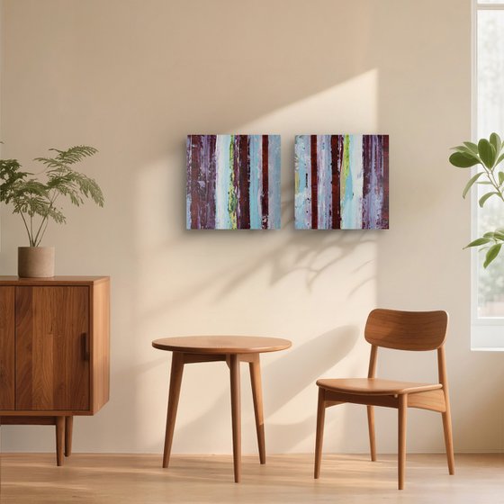 Aqua 20 (Diptych)