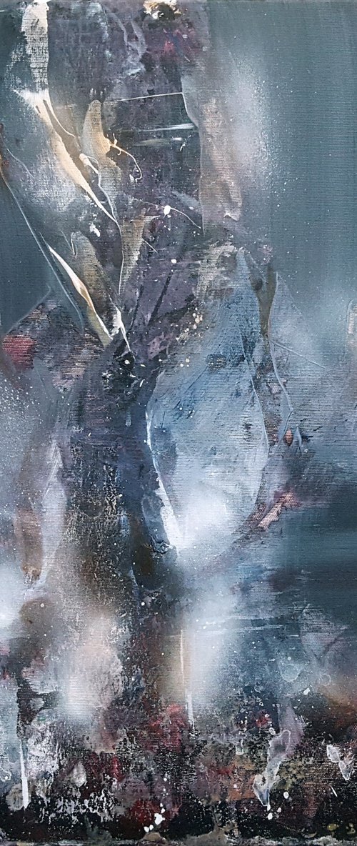 Ghostly Enigmatic Cosmic Light Still Life Signed Ovidiu Kloska by Kloska Ovidiu