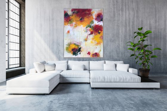 To Summer  - Extra large contemporary painting