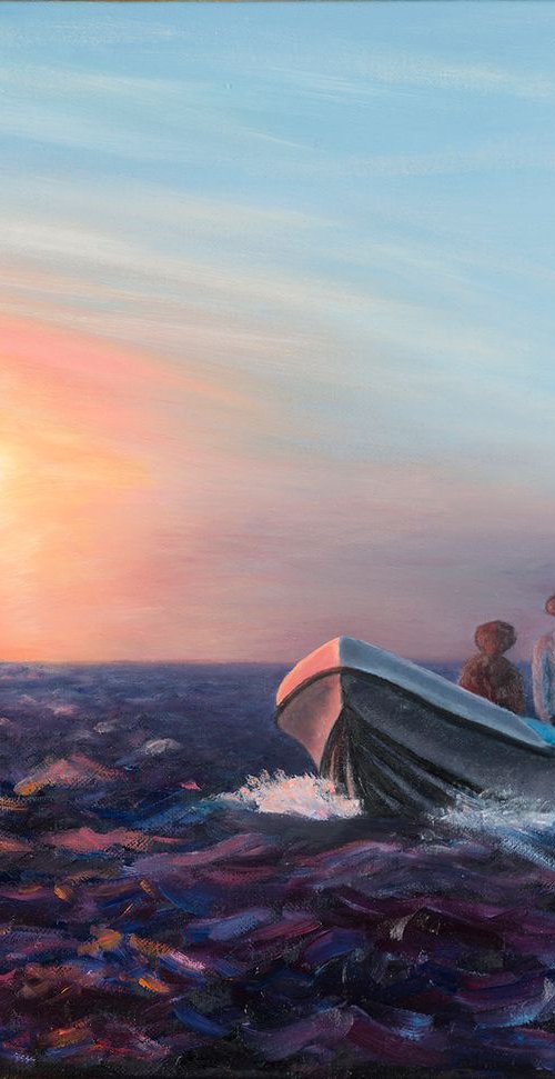 Fishermen's Dawn (II) by Diana Sandetskaya