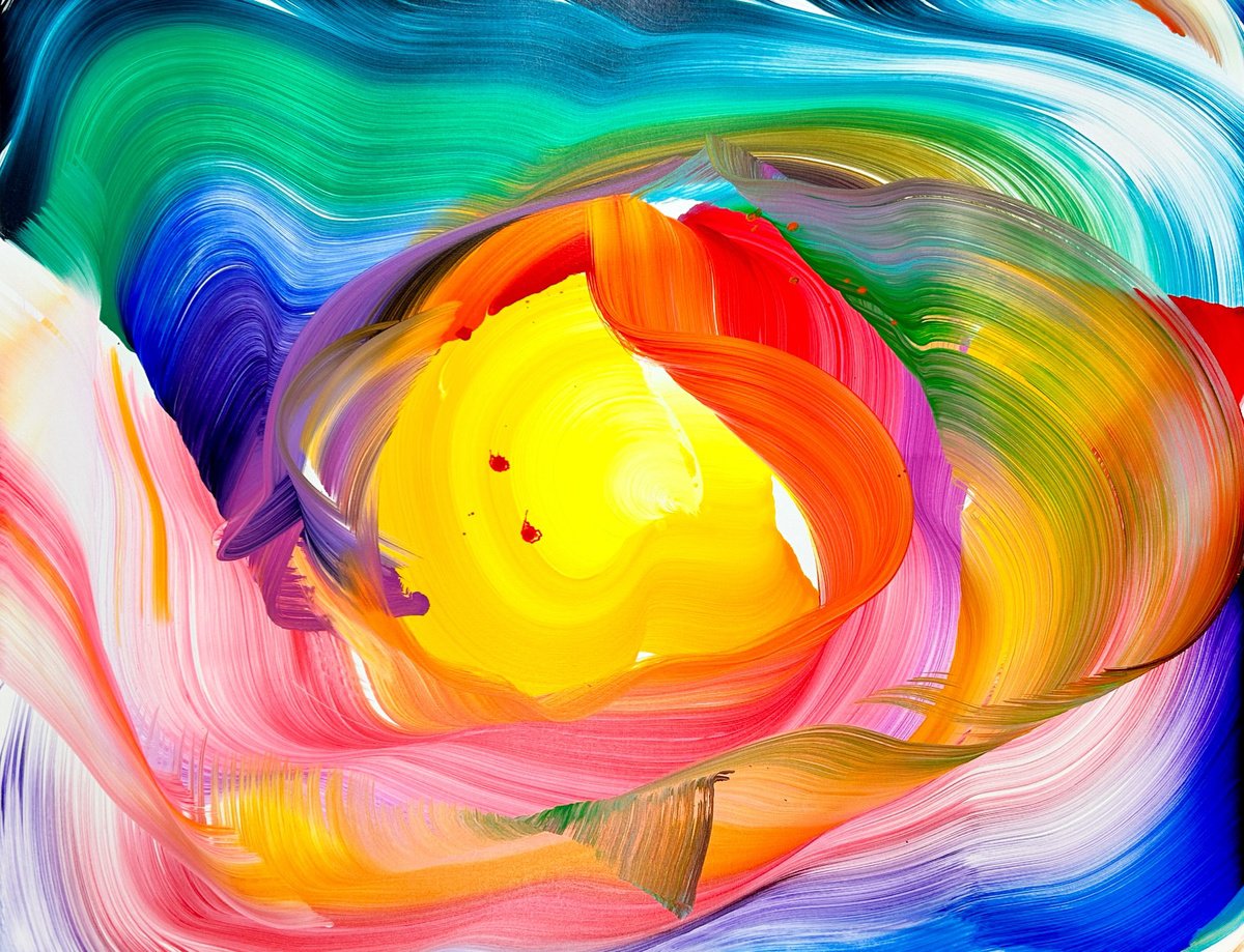 Organic Abstract Acrylic Painting By Nikolaos Schizas, 57 X 45", Imagine Ourselves, Original Artwork