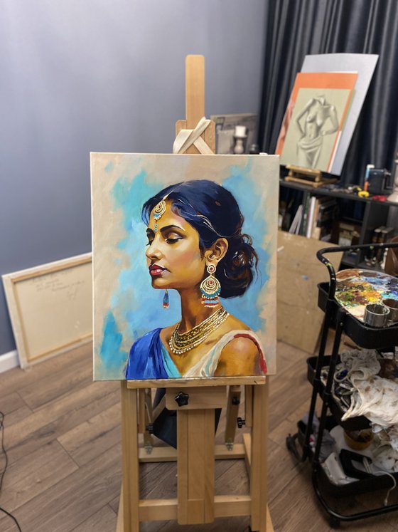 Indian woman portrait 2
