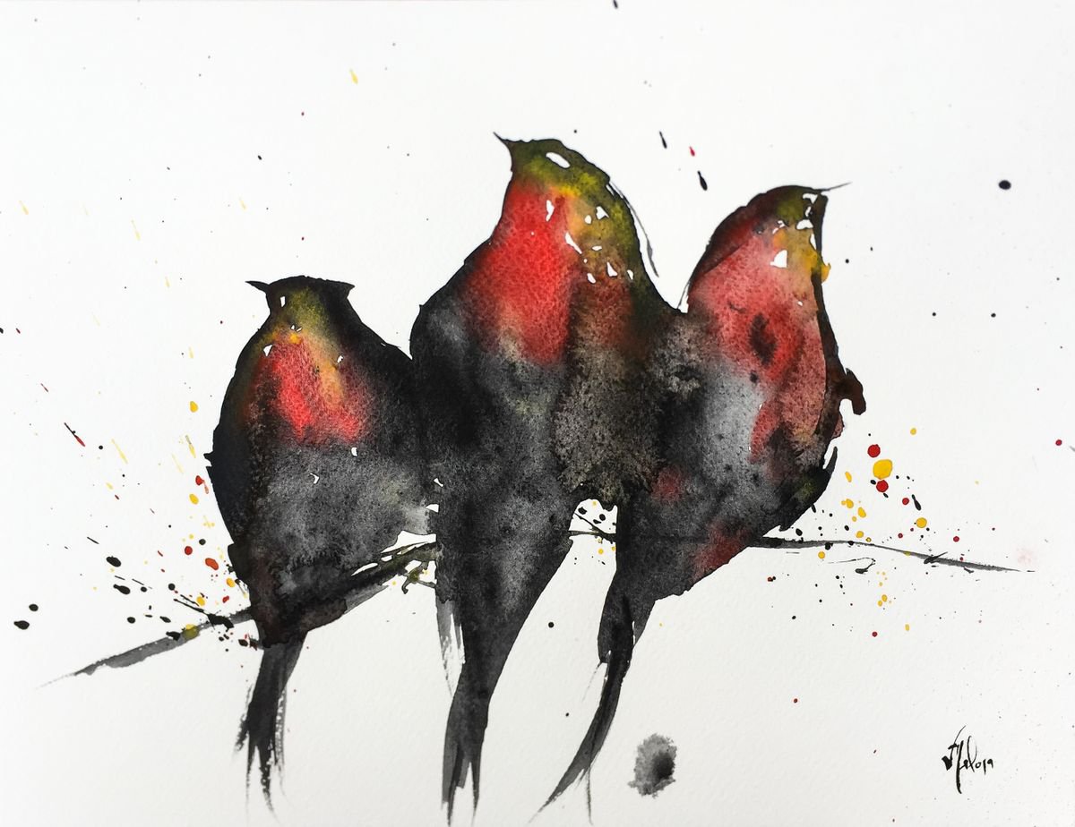 The birds of paradise by Victor de Melo