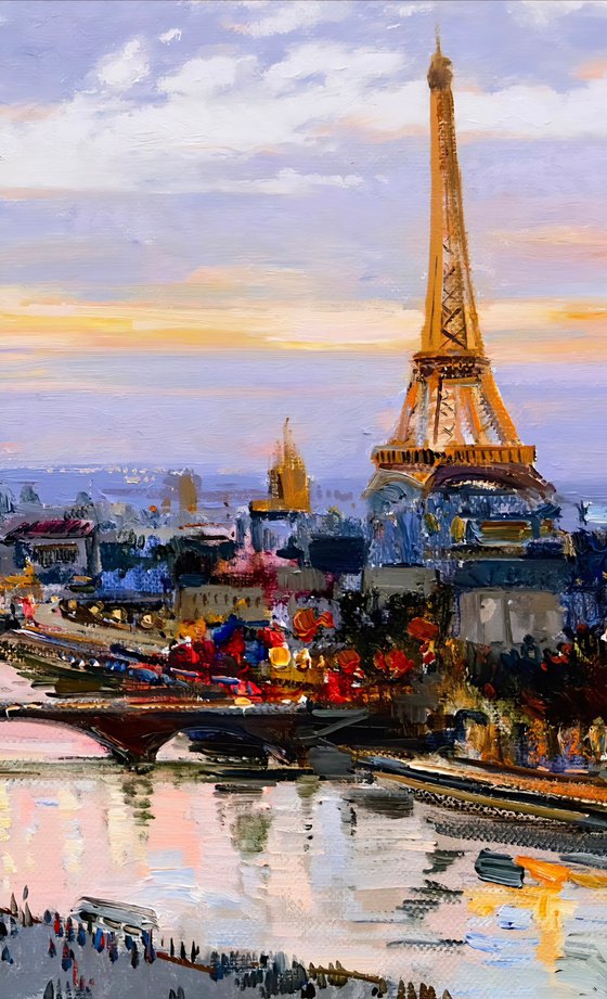 Evening Light Over Paris