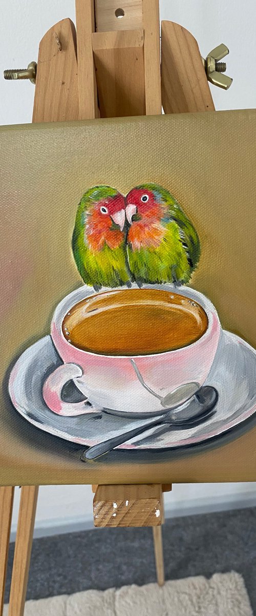 “Tea for two” Oil painting by Bethany Taylor