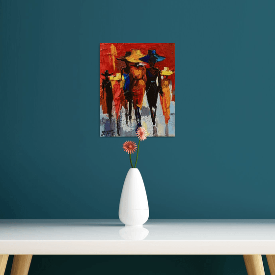 Female Figures in Motion