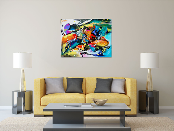 Breakthrough - giclee from stunning original acrylic - on art paper