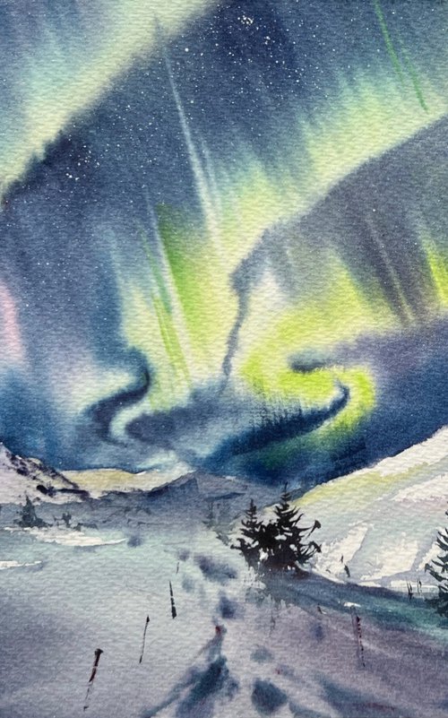 Northern lights #26 by Eugenia Gorbacheva
