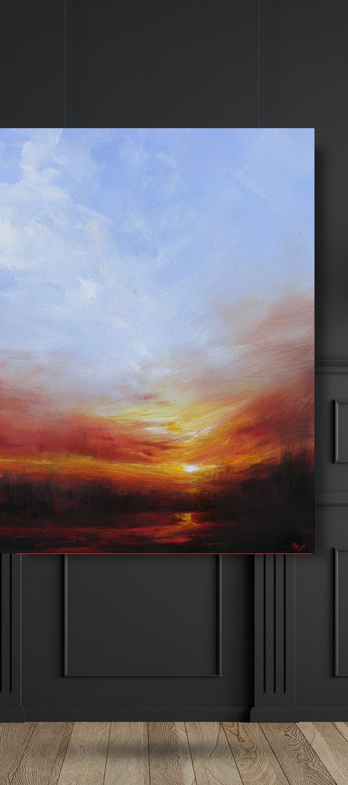 "You're the reason why I exist "Large painting 80x80cm SPECIAL PRICE!!! by Ivan  Grozdanovski