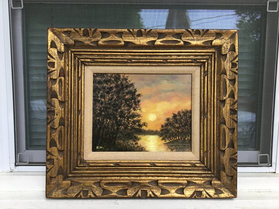 GOLDEN HOUR - oil 8X10  (SOLD)