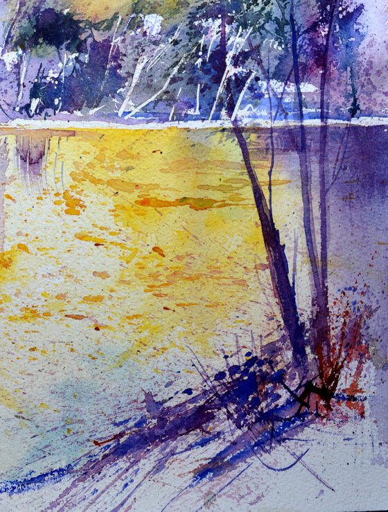 Autumn leaves  - watercolor