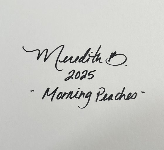 Morning Peaches