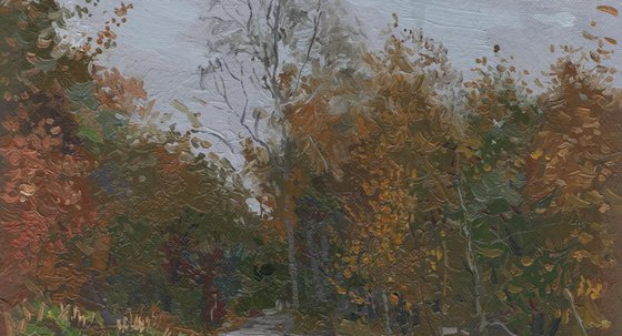 Autumn day. Opaliha