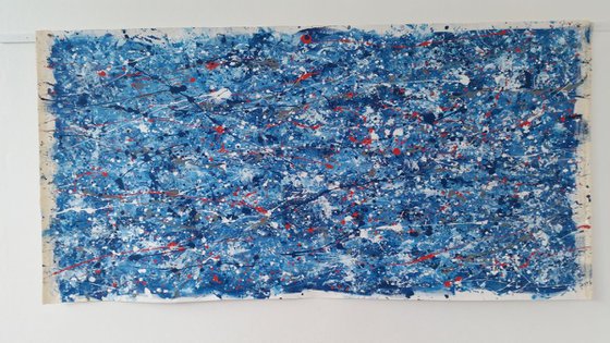 Abstract  Modern  ACRYLIC PAINTING on CANVAS by M.Y.