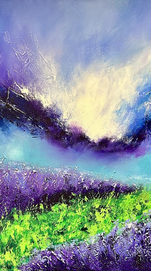 Lavender Sky by Yulia Allan