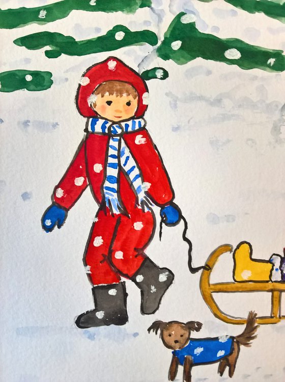 Children in Winter Wonderland