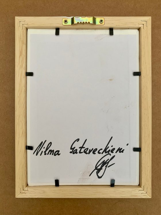 Miniature with flowers