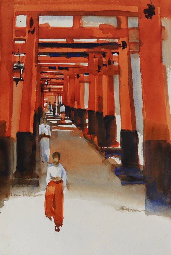 Path under the thousand gates