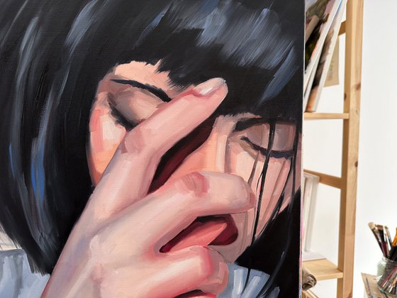 Migraine - Female Portrait Woman Face Painting