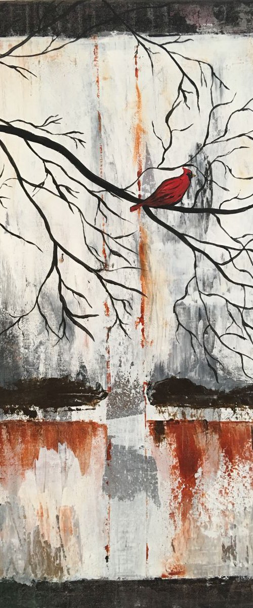 Landscape "I'm fine without you now" by Henrieta Angel