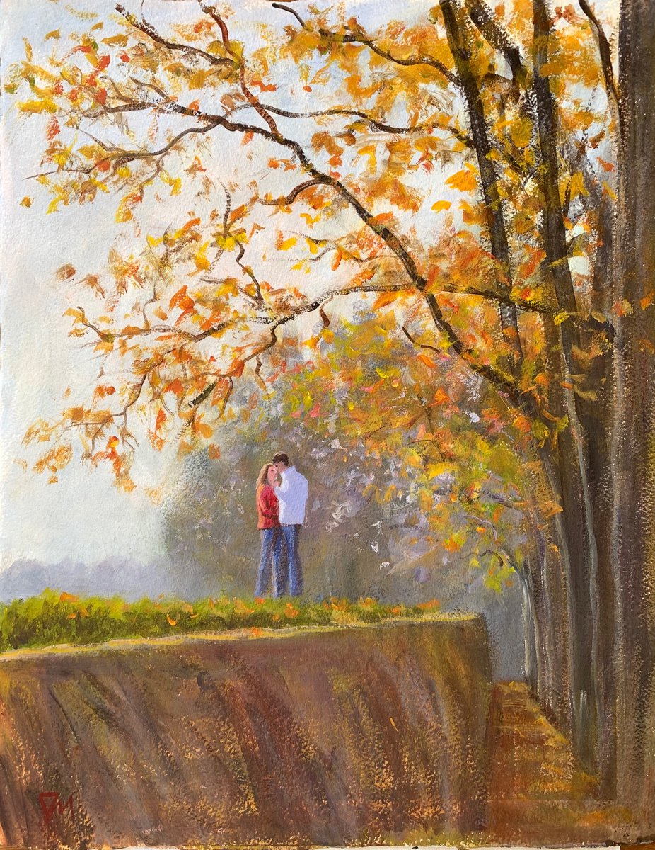 Love in autumn by Shelly Du