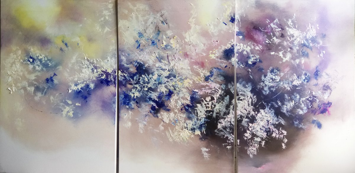 Florescence: Triptych by Valeriia Radziievska