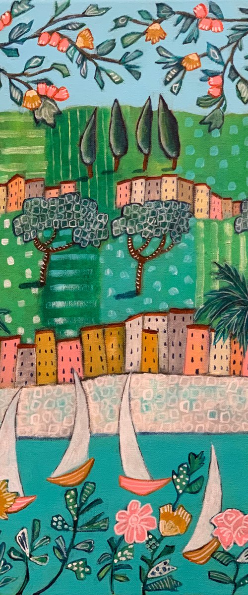 Riviera Landscape by Holly Wojahn