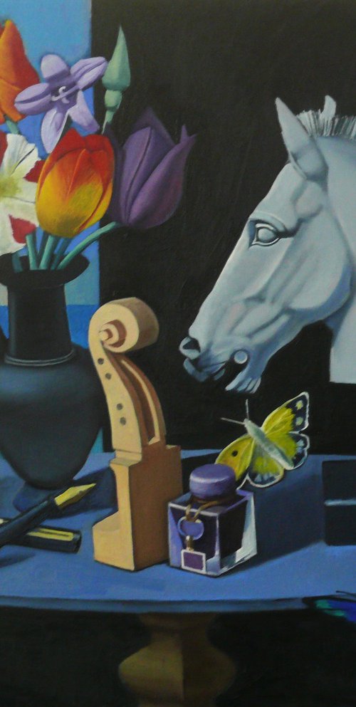 The Poet's Table VI by Paul Rossi