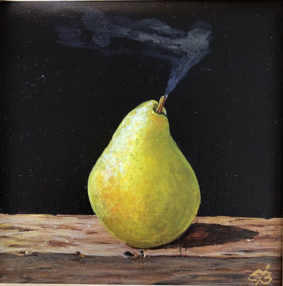 Smoked pear