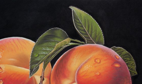 Peaches and Leaves