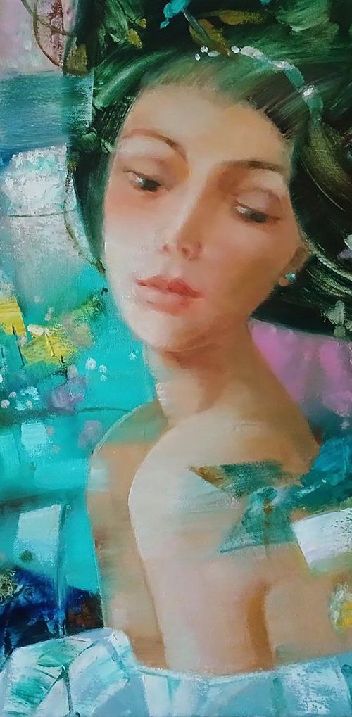 The Girl is Dreaming by Anatolii Tarabаnov