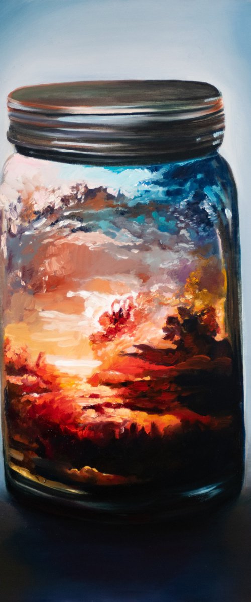 Sunset in orange and pepper by Dan Laurentiu Arcus