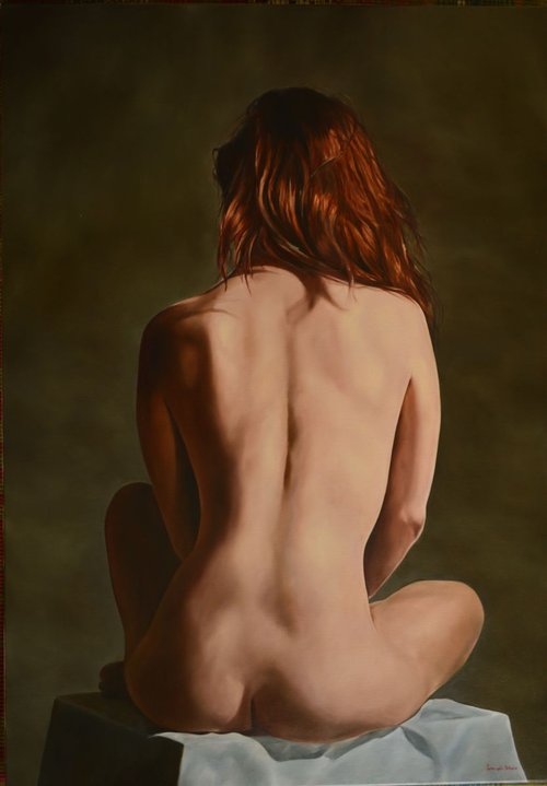 Nude from behind by Cene gal Istvan