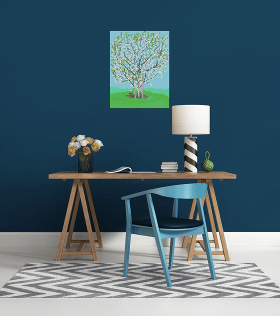 "Cherry tree in spring"